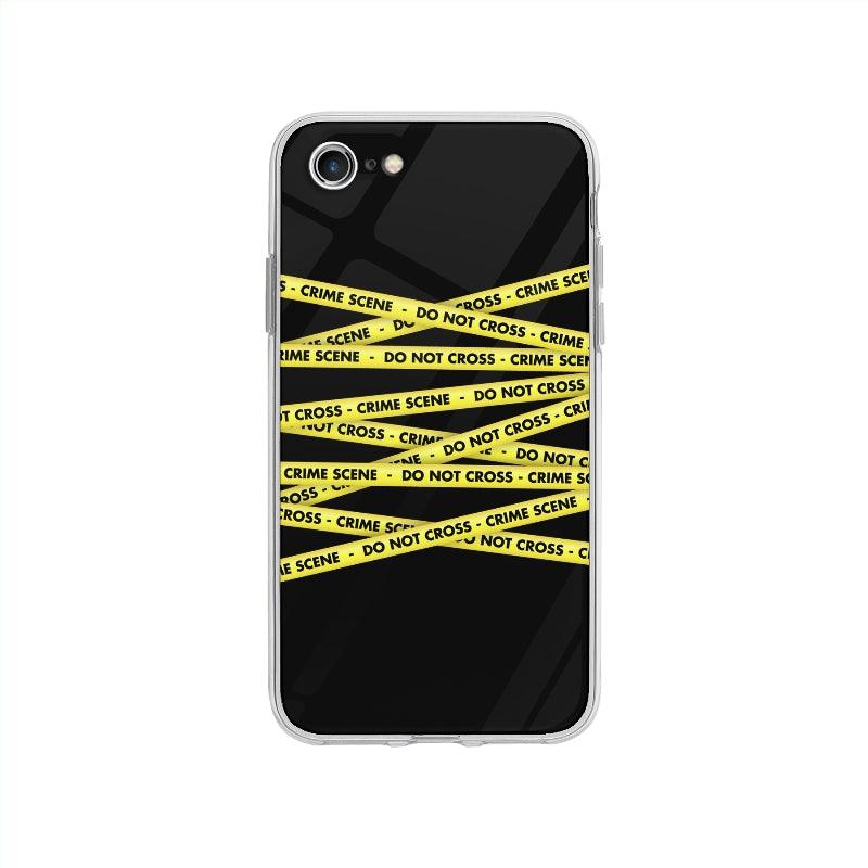Coque Ruban Scène De Crime pour iPhone SE 2020 - Coque Wiqeo 10€-15€, Didier M, Illustration, iPhone SE 2020 Wiqeo, Déstockeur de Coques Pour iPhone