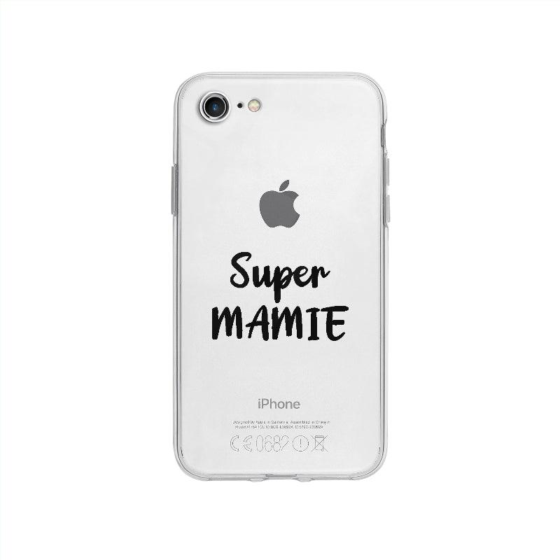 Coque Super Mamie pour iPhone SE 2020 - Coque Wiqeo 10€-15€, Amour, Expression, Fierté, Français, iPhone SE 2020, Julie M, Tempérament Wiqeo, Déstockeur de Coques Pour iPhone