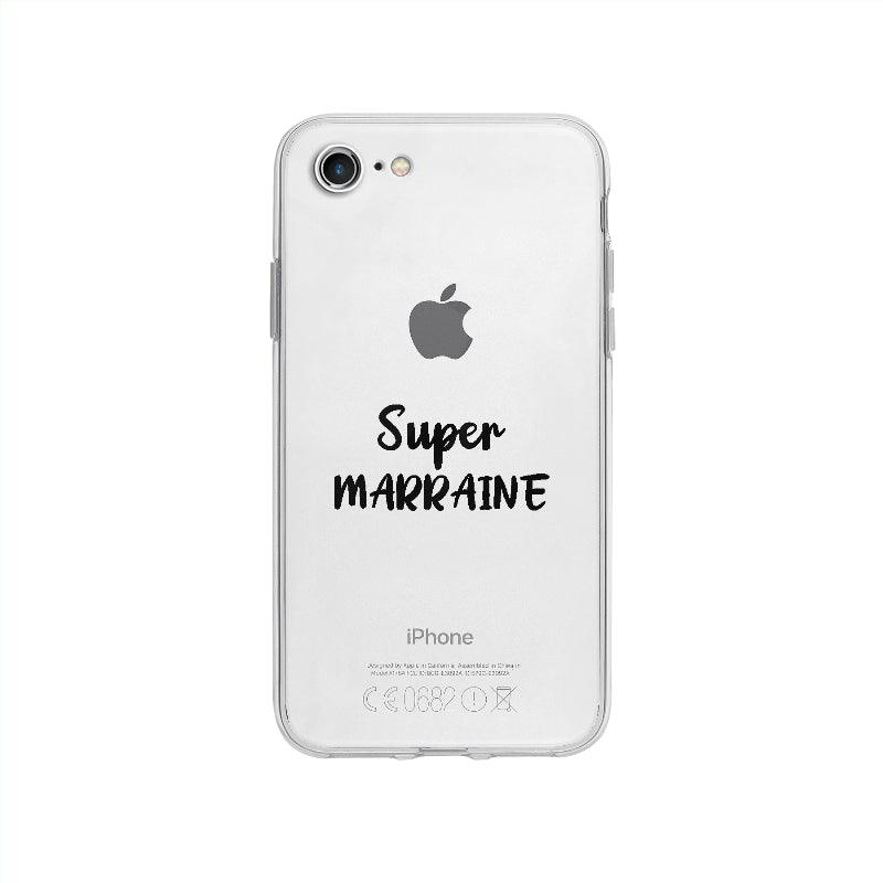Coque Super Marraine pour iPhone SE 2020 - Coque Wiqeo 10€-15€, Adele C, Amour, Expression, Fierté, Français, iPhone SE 2020, Tempérament Wiqeo, Déstockeur de Coques Pour iPhone