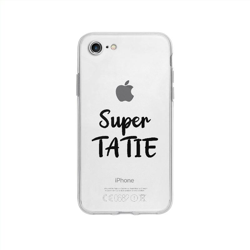 Coque Super Tatie pour iPhone SE 2020 - Coque Wiqeo 10€-15€, Amour, Clara Z, Expression, Fierté, Français, iPhone SE 2020, Tempérament Wiqeo, Déstockeur de Coques Pour iPhone