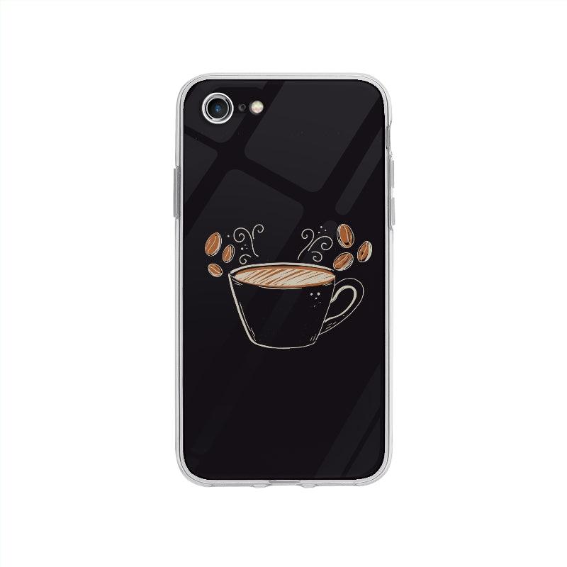 Coque Tasse De Café Dessinée pour iPhone SE 2020 - Coque Wiqeo 10€-15€, Gabriel N, Illustration, iPhone SE 2020 Wiqeo, Déstockeur de Coques Pour iPhone