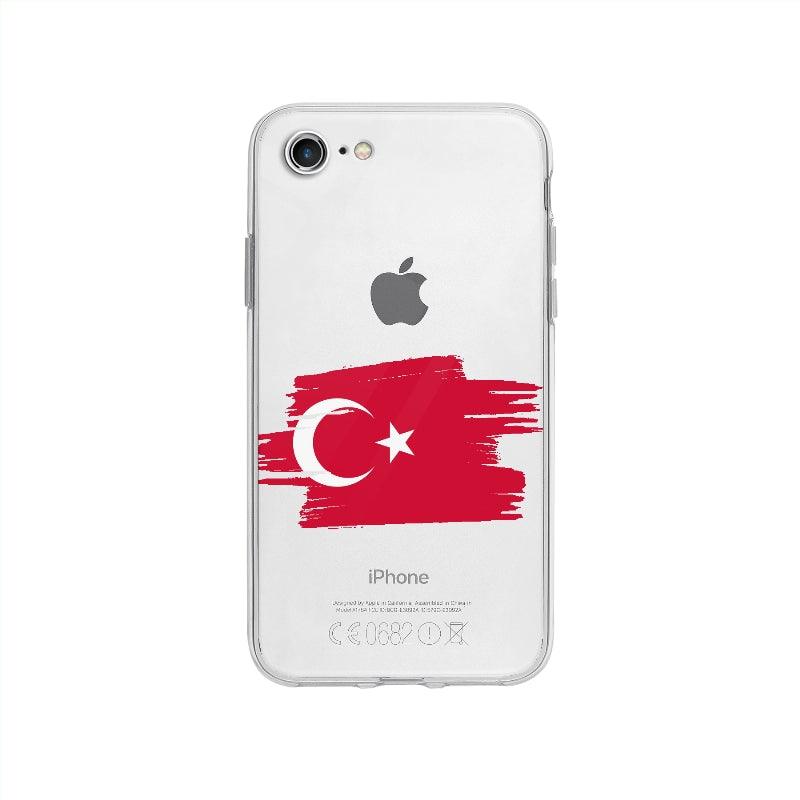 Coque Turquie pour iPhone SE 2020 - Coque Wiqeo 10€-15€, Camille B, Drapeau, iPhone SE 2020, Pays, Turquie Wiqeo, Déstockeur de Coques Pour iPhone