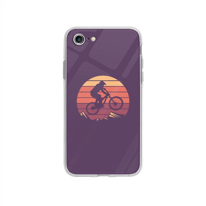 Coque Vélo En Montagne pour iPhone SE 2020 - Coque Wiqeo 10€-15€, Ella E, Illustration, iPhone SE 2020 Wiqeo, Déstockeur de Coques Pour iPhone