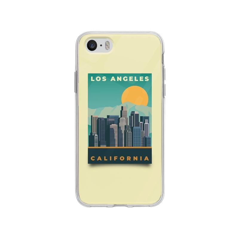 Coque Affiche Los Angeles pour iPhone SE - Coque Wiqeo 5€-10€, Bastien M, Illustration, iPhone SE, Voyage Wiqeo, Déstockeur de Coques Pour iPhone