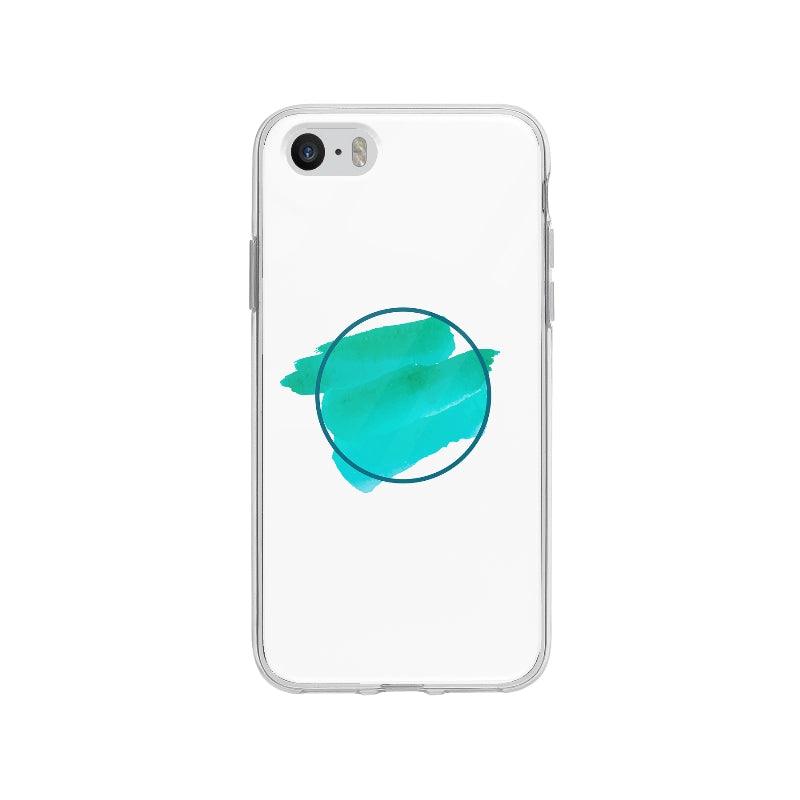 Coque Aquarelle Verte pour iPhone SE - Coque Wiqeo 5€-10€, Abstrait, iPhone SE, Lydie T Wiqeo, Déstockeur de Coques Pour iPhone