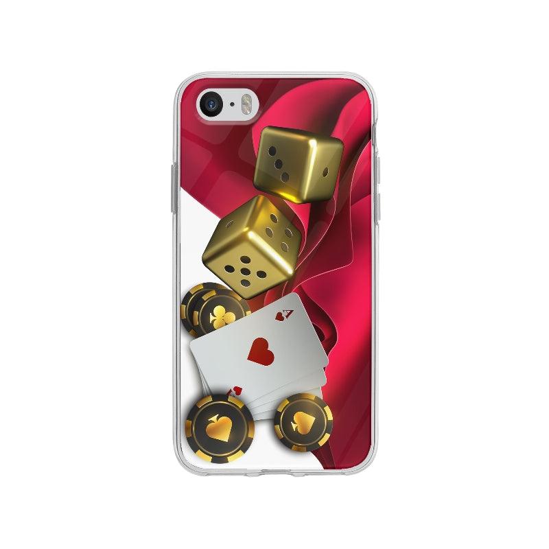 Coque As Poker pour iPhone SE - Coque Wiqeo 5€-10€, Emmanuel P, Illustration, iPhone SE Wiqeo, Déstockeur de Coques Pour iPhone