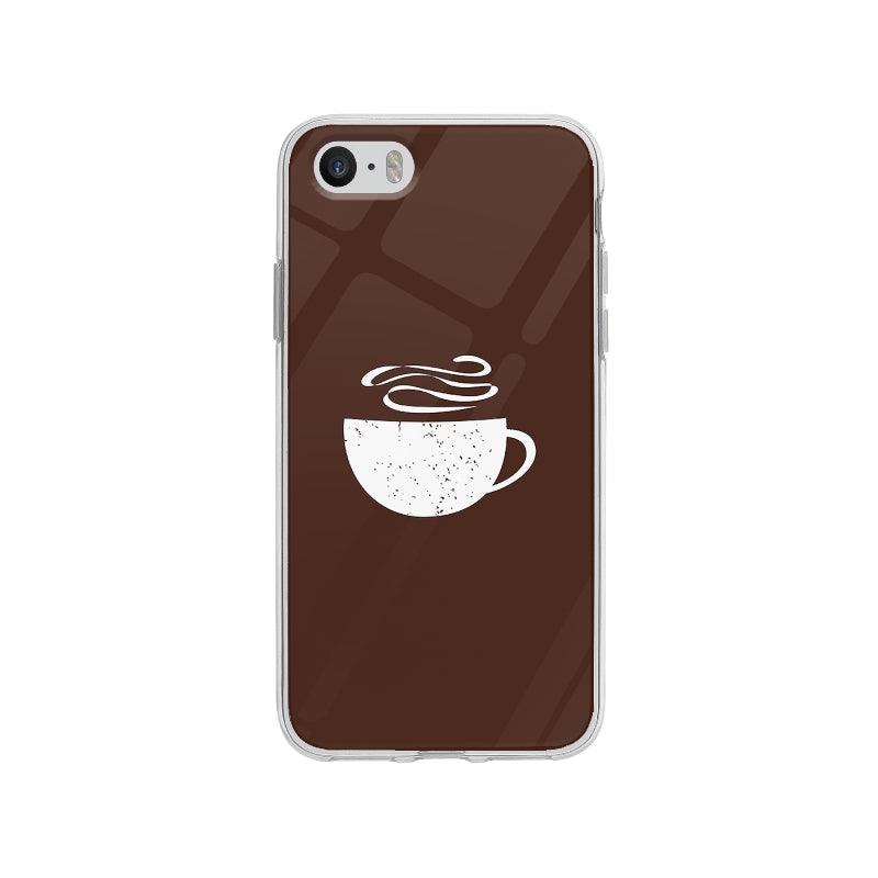 Coque Café Chaud pour iPhone SE - Coque Wiqeo 5€-10€, Fabien R, Illustration, iPhone SE, Nourriture Wiqeo, Déstockeur de Coques Pour iPhone