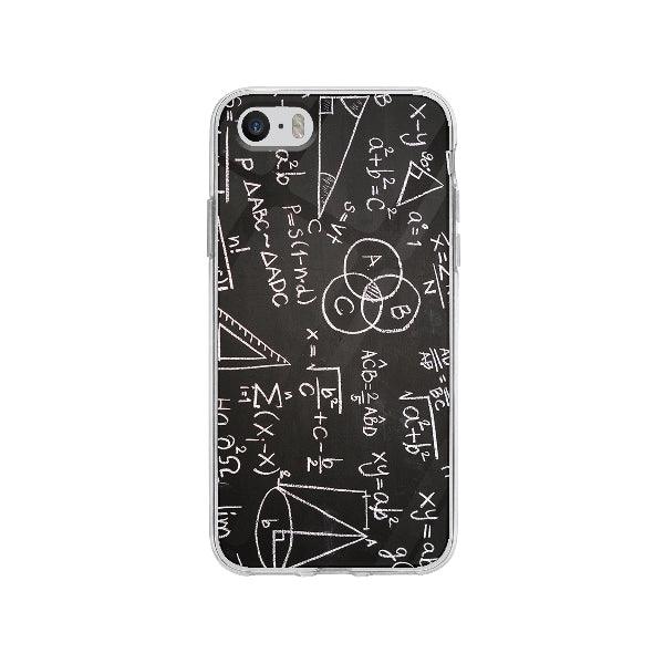 Coque Equations Mathématiques pour iPhone SE - Coque Wiqeo 5€-10€, Fabrice M, iPhone SE, Motif Wiqeo, Déstockeur de Coques Pour iPhone