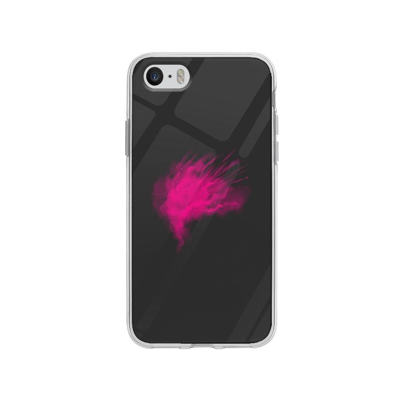 Coque Explosion Rose pour iPhone SE - Coque Wiqeo 5€-10€, Abstrait, Catherine K, iPhone SE Wiqeo, Déstockeur de Coques Pour iPhone