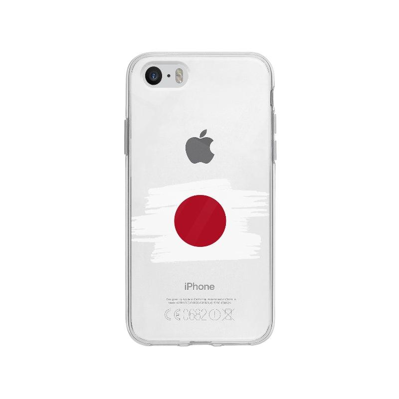 Coque Japon pour iPhone SE - Coque Wiqeo 5€-10€, Brice N, Drapeau, iPhone SE, Japon, Pays Wiqeo, Déstockeur de Coques Pour iPhone