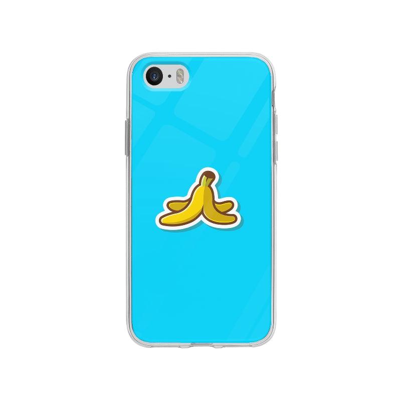 Coque Pelure De Banane pour iPhone SE - Coque Wiqeo 5€-10€, Illustration, iPhone SE, Laure R, Nourriture Wiqeo, Déstockeur de Coques Pour iPhone