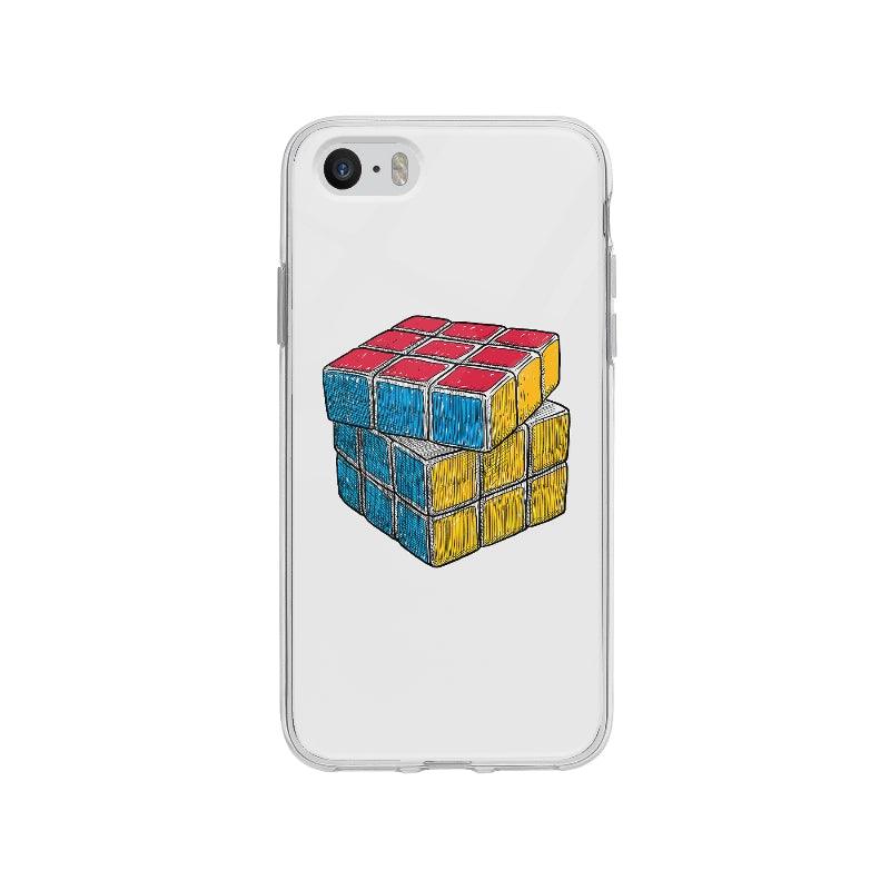 Coque Rubik's Cube pour iPhone SE - Coque Wiqeo 5€-10€, Illustration, iPhone SE, Lydie T Wiqeo, Déstockeur de Coques Pour iPhone