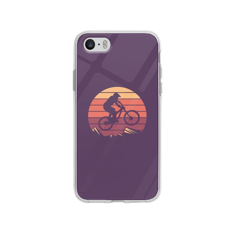 Coque Vélo En Montagne pour iPhone SE - Coque Wiqeo 5€-10€, Ella E, Illustration, iPhone SE Wiqeo, Déstockeur de Coques Pour iPhone