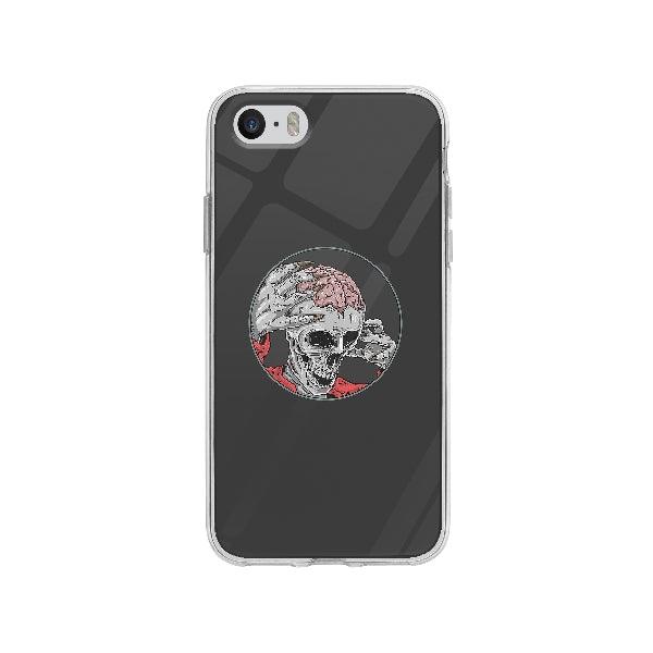 Coque Zombie Squelette pour iPhone SE - Coque Wiqeo 5€-10€, Illustration, iPhone SE, Rachel B Wiqeo, Déstockeur de Coques Pour iPhone