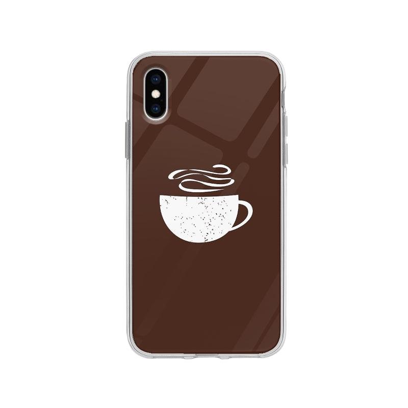 Coque Café Chaud pour iPhone X - Coque Wiqeo 10€-15€, Fabien R, Illustration, iPhone X, Nourriture Wiqeo, Déstockeur de Coques Pour iPhone