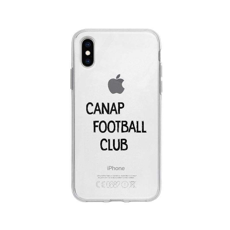 Coque Canap Football Club pour iPhone X - Coque Wiqeo 10€-15€, Drôle, Expression, Français, Georges K, iPhone X Wiqeo, Déstockeur de Coques Pour iPhone