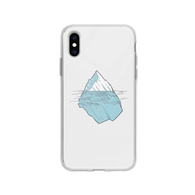 Coque Iceberg Dessiné pour iPhone X - Coque Wiqeo 10€-15€, Chantal W, Illustration, iPhone X Wiqeo, Déstockeur de Coques Pour iPhone