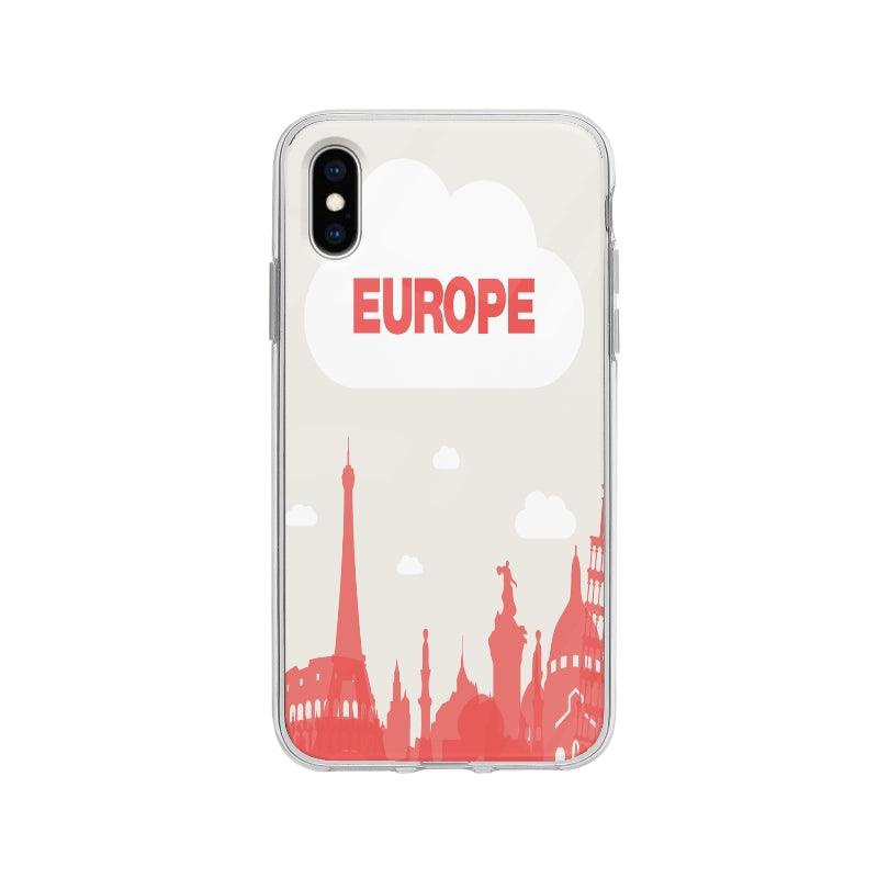 Coque Monuments Europe pour iPhone X - Coque Wiqeo 10€-15€, Fabrice M, Illustration, iPhone X, Voyage Wiqeo, Déstockeur de Coques Pour iPhone