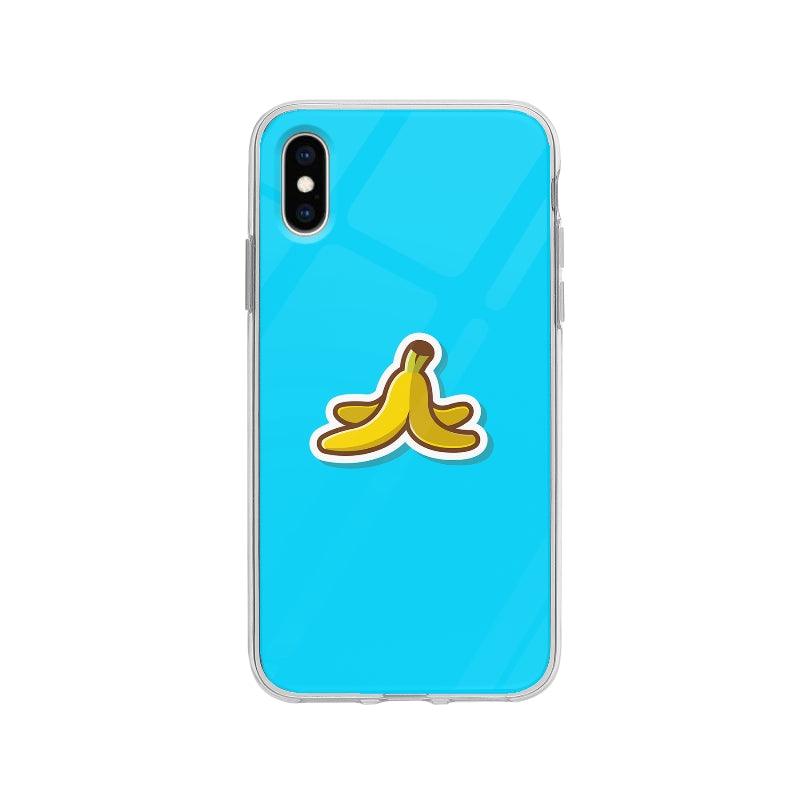 Coque Pelure De Banane pour iPhone X - Coque Wiqeo 10€-15€, Illustration, iPhone X, Laure R, Nourriture Wiqeo, Déstockeur de Coques Pour iPhone