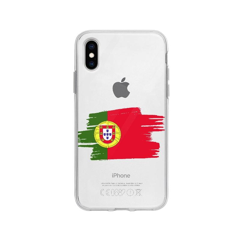 Coque Portugal pour iPhone X - Coque Wiqeo 10€-15€, Drapeau, Hector P, iPhone X, Pays, Portugal Wiqeo, Déstockeur de Coques Pour iPhone