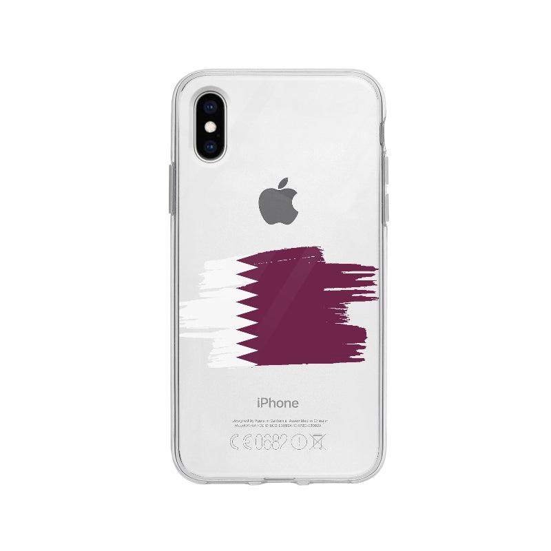 Coque Qatar pour iPhone X - Coque Wiqeo 10€-15€, Drapeau, iPhone X, Pays, Qatar, Sylvie A Wiqeo, Déstockeur de Coques Pour iPhone