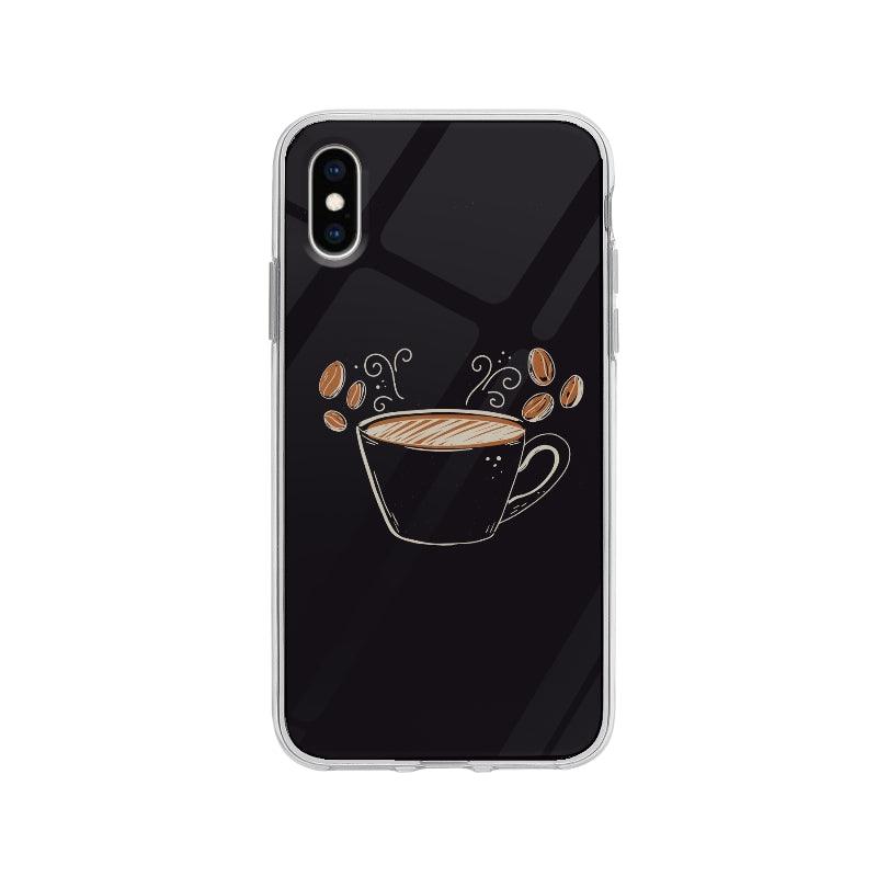 Coque Tasse De Café Dessinée pour iPhone X - Coque Wiqeo 10€-15€, Gabriel N, Illustration, iPhone X Wiqeo, Déstockeur de Coques Pour iPhone