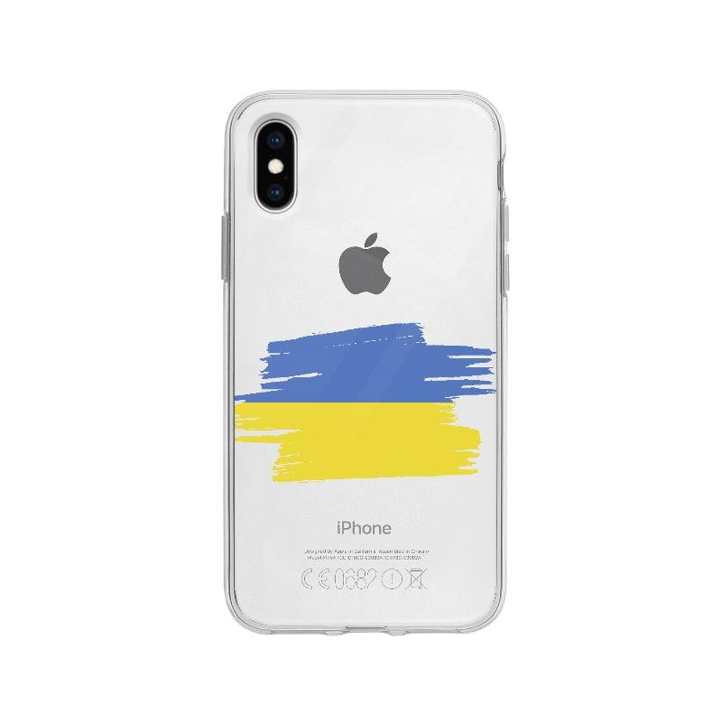 Coque Ukraine pour iPhone X - Coque Wiqeo 10€-15€, Drapeau, iPhone X, Justine K, Pays, Ukraine Wiqeo, Déstockeur de Coques Pour iPhone