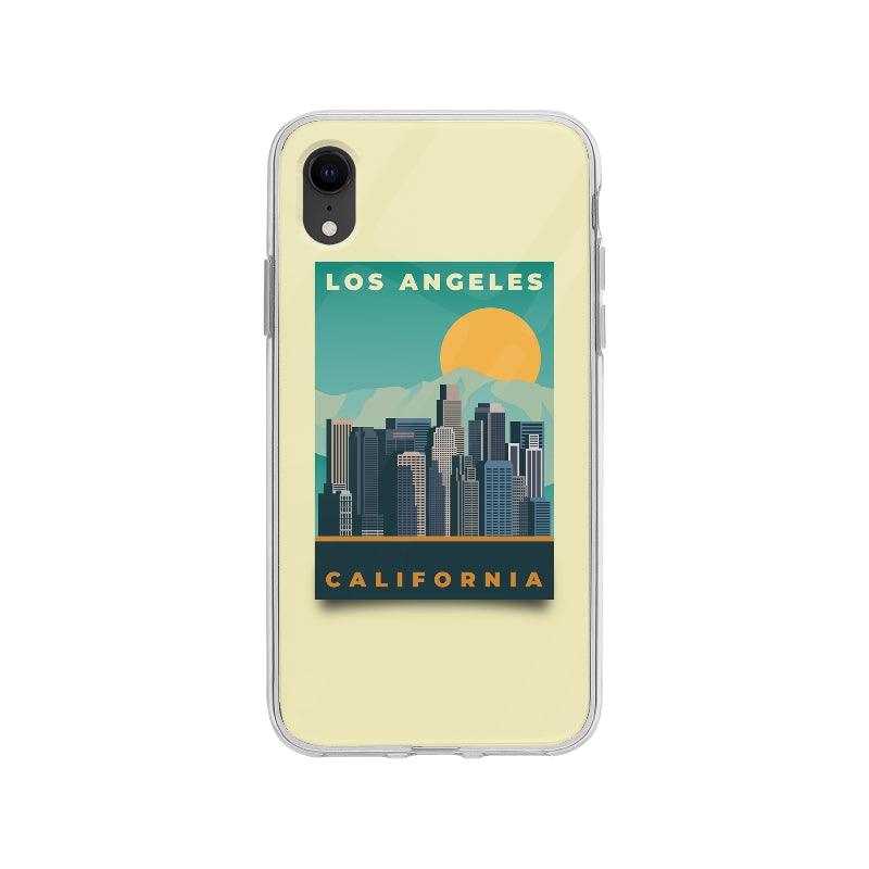 Coque Affiche Los Angeles pour iPhone XR - Coque Wiqeo 10€-15€, Bastien M, Illustration, iPhone XR, Voyage Wiqeo, Déstockeur de Coques Pour iPhone
