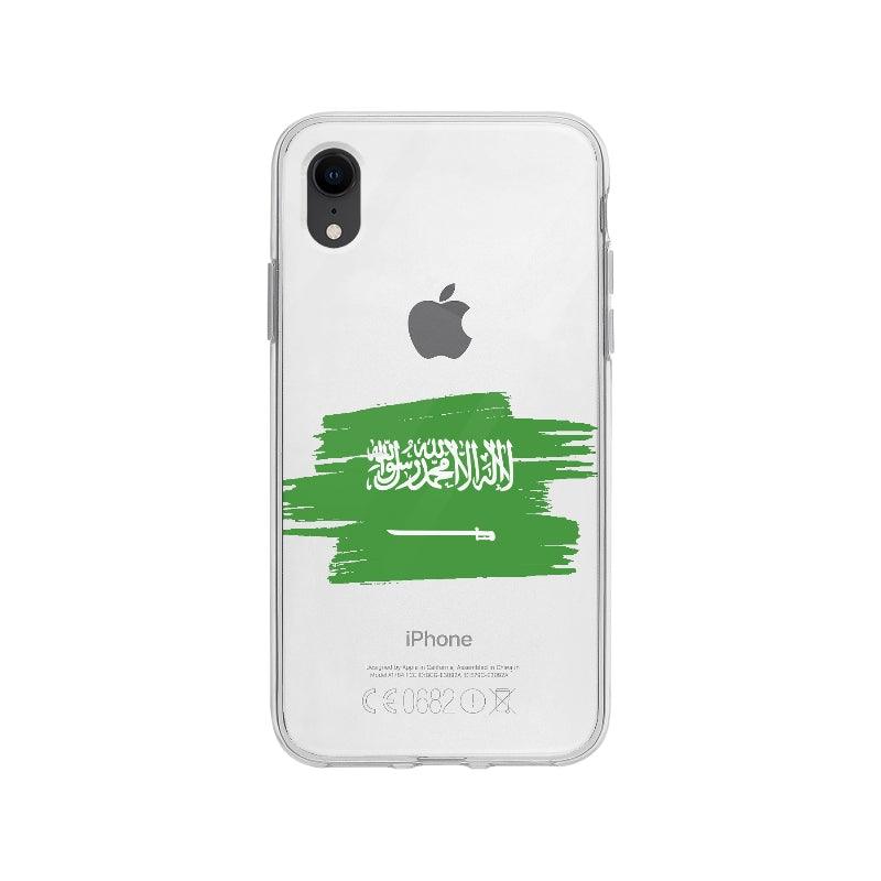 Coque Arabie Saoudite pour iPhone XR - Coque Wiqeo 10€-15€, Arabie, Bastien M, Drapeau, iPhone XR, Pays, Saoudite Wiqeo, Déstockeur de Coques Pour iPhone