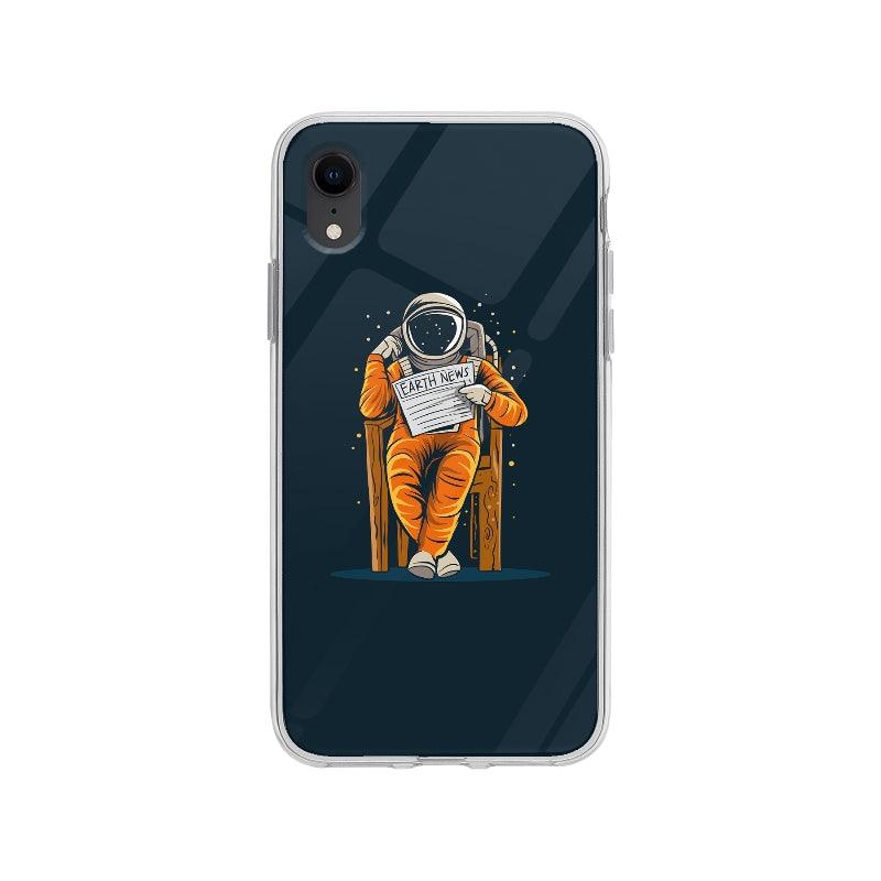 Coque Astronaute Assis pour iPhone XR - Coque Wiqeo 10€-15€, Illustration, iPhone XR, Oriane G Wiqeo, Déstockeur de Coques Pour iPhone