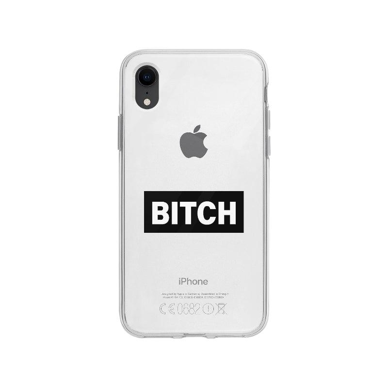 Coque Bitch pour iPhone XR - Coque Wiqeo 10€-15€, Amelie Q, Expression, Français, iPhone XR, Tempérament Wiqeo, Déstockeur de Coques Pour iPhone