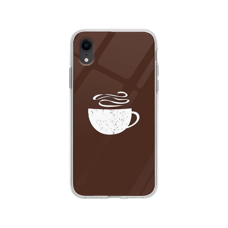 Coque Café Chaud pour iPhone XR - Coque Wiqeo 10€-15€, Fabien R, Illustration, iPhone XR, Nourriture Wiqeo, Déstockeur de Coques Pour iPhone