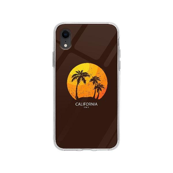 Coque California Beach pour iPhone XR - Coque Wiqeo 10€-15€, Illustration, iPhone XR, Sylvie A Wiqeo, Déstockeur de Coques Pour iPhone
