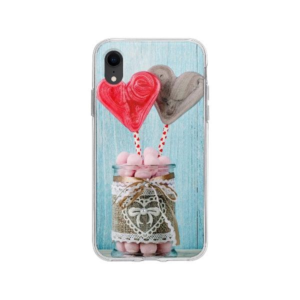 Coque Candy Coeurs pour iPhone XR - Coque Wiqeo 10€-15€, Alais B, Candy, Coeurs, iPhone XR Wiqeo, Déstockeur de Coques Pour iPhone