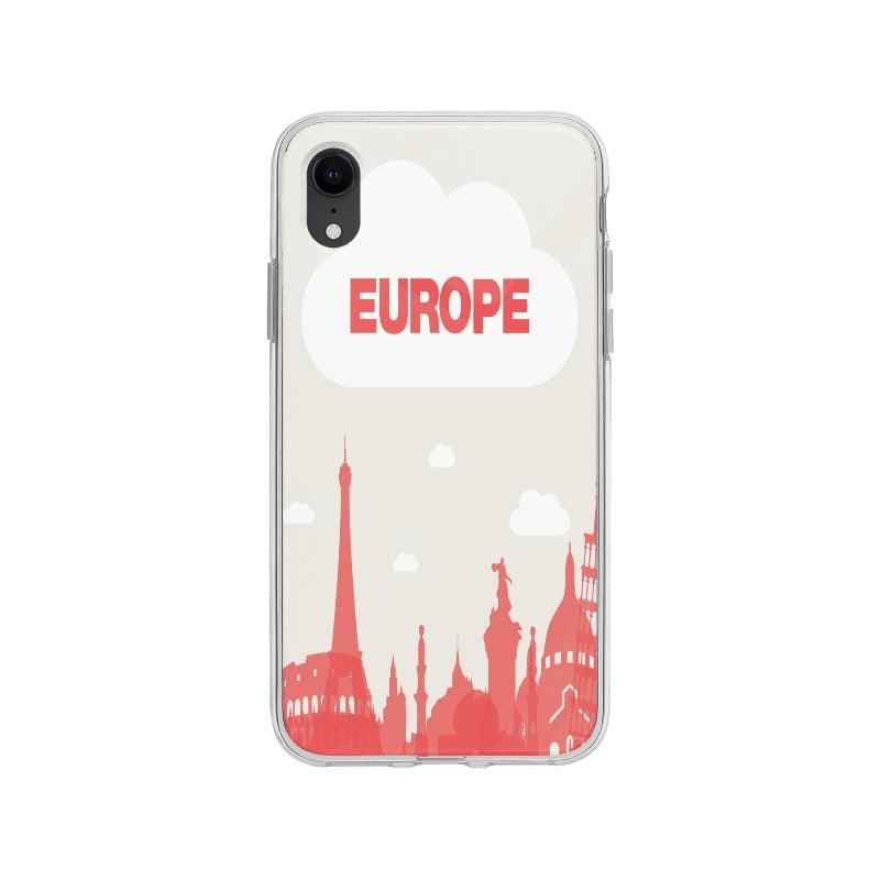 Coque Monuments Europe pour iPhone XR - Coque Wiqeo 10€-15€, Fabrice M, Illustration, iPhone XR, Voyage Wiqeo, Déstockeur de Coques Pour iPhone