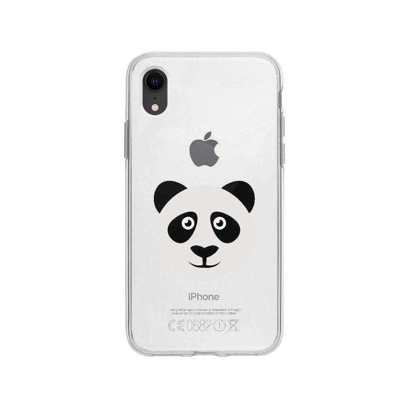 Coque Panda pour iPhone XR - Coque Wiqeo 10€-15€, Adele C, Animal, iPhone XR, Mignon, Panda, Portrait Wiqeo, Déstockeur de Coques Pour iPhone