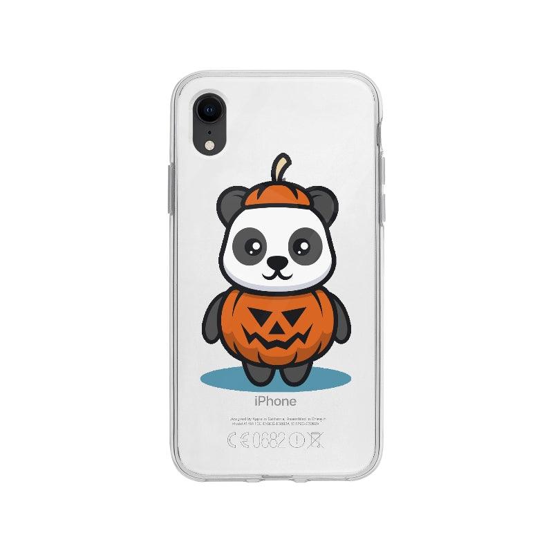 Coque Panda Tête De Citrouille Halloween pour iPhone XR - Coque Wiqeo 10€-15€, Citrouille, Fabien R, Halloween, iPhone XR, Panda Wiqeo, Déstockeur de Coques Pour iPhone