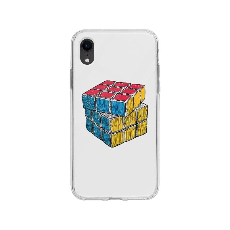 Coque Rubik's Cube pour iPhone XR - Coque Wiqeo 10€-15€, Illustration, iPhone XR, Lydie T Wiqeo, Déstockeur de Coques Pour iPhone