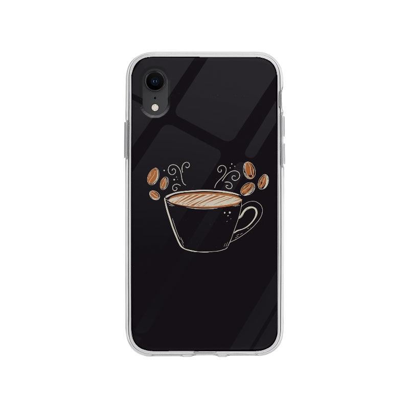Coque Tasse De Café Dessinée pour iPhone XR - Coque Wiqeo 10€-15€, Gabriel N, Illustration, iPhone XR Wiqeo, Déstockeur de Coques Pour iPhone