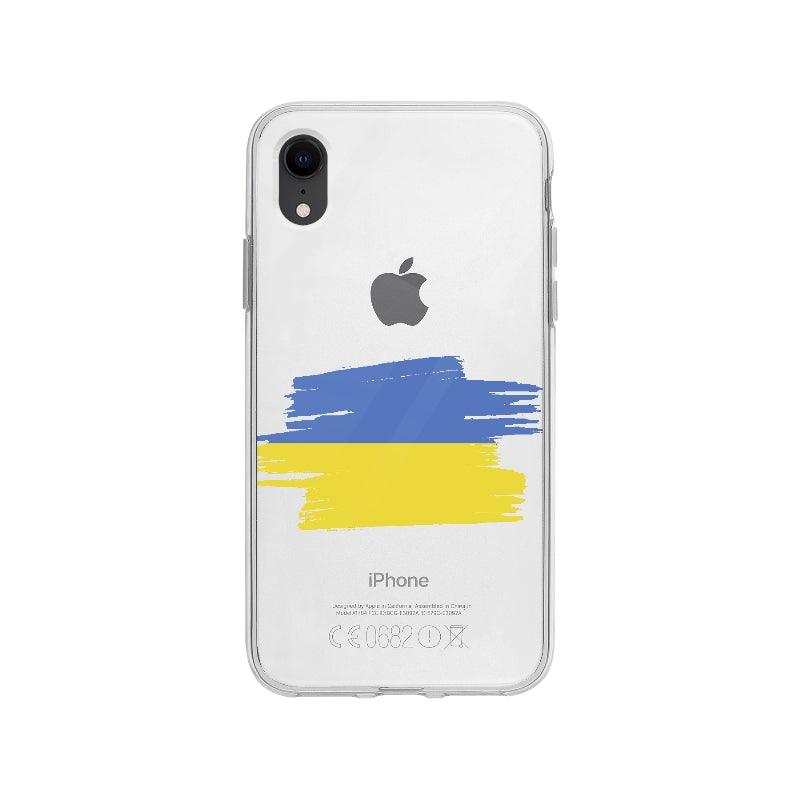 Coque Ukraine pour iPhone XR - Coque Wiqeo 10€-15€, Drapeau, iPhone XR, Justine K, Pays, Ukraine Wiqeo, Déstockeur de Coques Pour iPhone