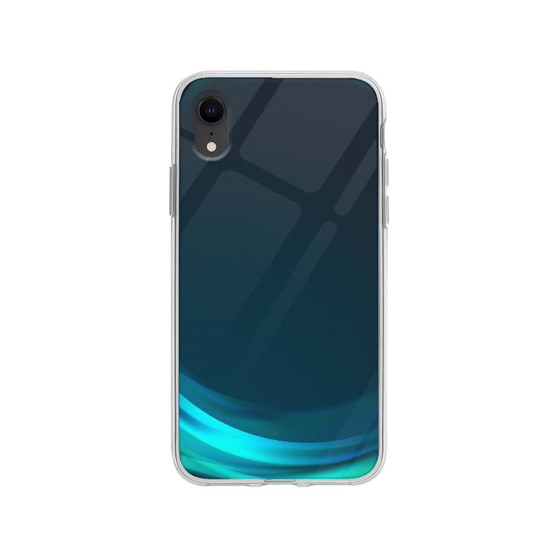 Coque Vague Bleu pour iPhone XR - Coque Wiqeo 10€-15€, Abstrait, Damien S, iPhone XR Wiqeo, Déstockeur de Coques Pour iPhone