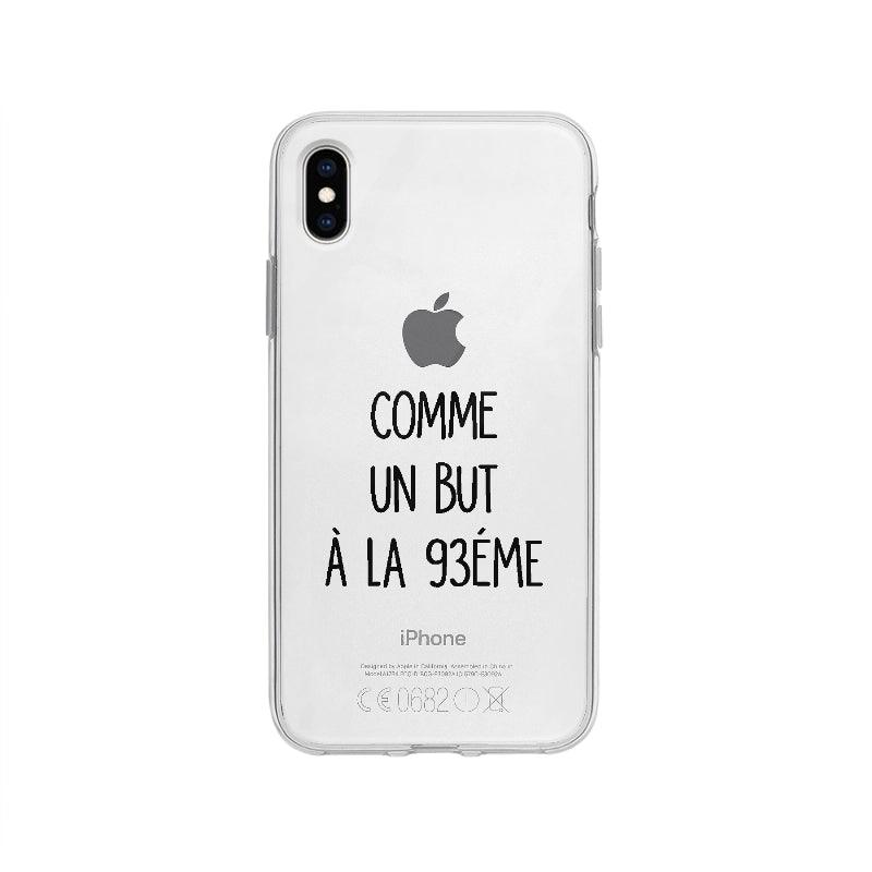 Coque Comme Un But A La 93ème pour iPhone XS Max - Coque Wiqeo 10€-15€, Axel L, Drôle, Expression, Français, iPhone XS Max Wiqeo, Déstockeur de Coques Pour iPhone