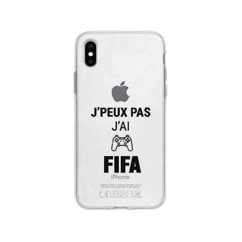 Coque J'peux Pas J'ai Fifa pour iPhone XS Max - Coque Wiqeo 10€-15€, Delphine A, Drôle, Expression, Français, iPhone XS Max Wiqeo, Déstockeur de Coques Pour iPhone