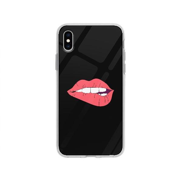 Coque Lèvres Rouges pour iPhone XS Max - Coque Wiqeo 10€-15€, Cyprien R, Illustration, iPhone XS Max Wiqeo, Déstockeur de Coques Pour iPhone