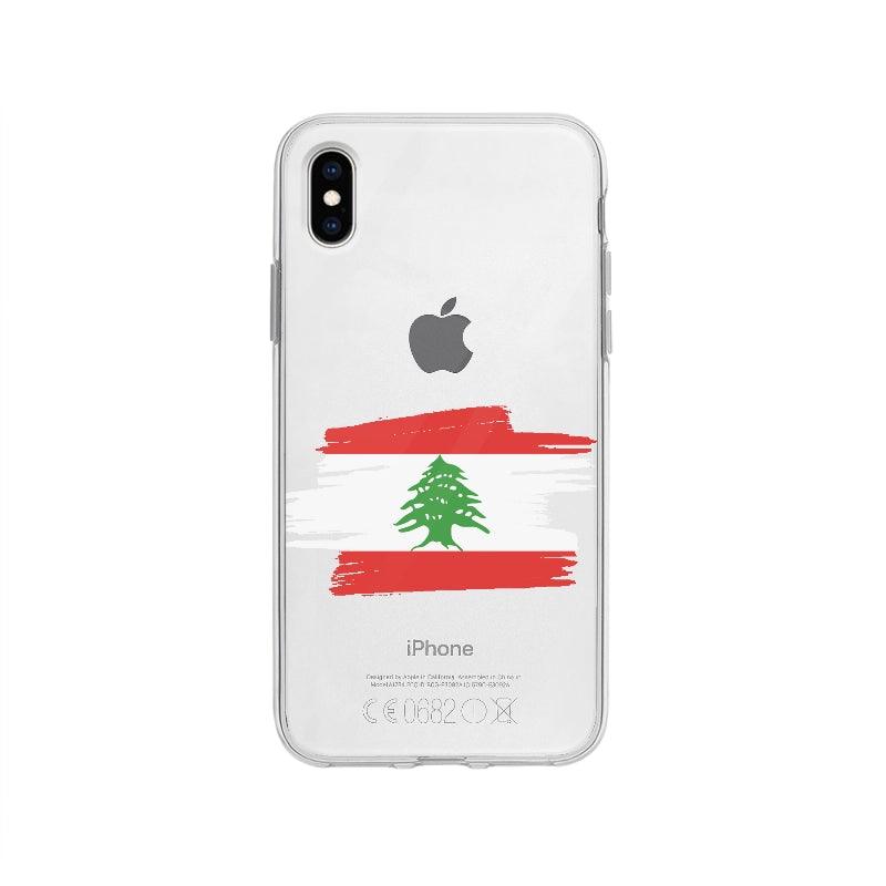 Coque Liban pour iPhone XS Max - Coque Wiqeo 10€-15€, Alais B, Drapeau, iPhone XS Max, Liban, Pays Wiqeo, Déstockeur de Coques Pour iPhone