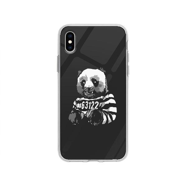 Coque Panda Criminel pour iPhone XS Max - Coque Wiqeo 10€-15€, Animaux, Gautier N, Illustration, iPhone XS Max Wiqeo, Déstockeur de Coques Pour iPhone