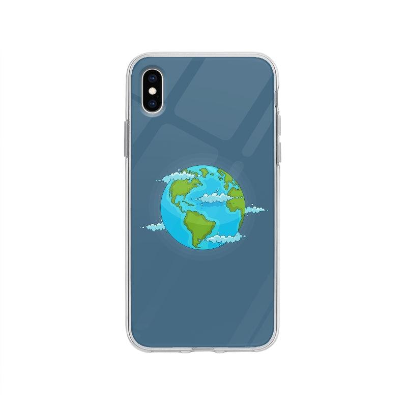 Coque Planète Terre pour iPhone XS Max - Coque Wiqeo 10€-15€, Alice A, Illustration, iPhone XS Max Wiqeo, Déstockeur de Coques Pour iPhone