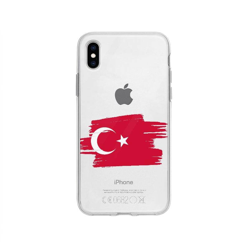 Coque Turquie pour iPhone XS Max - Coque Wiqeo 10€-15€, Camille B, Drapeau, iPhone XS Max, Pays, Turquie Wiqeo, Déstockeur de Coques Pour iPhone