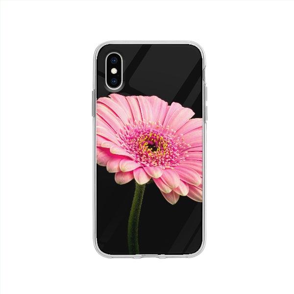 Coque Fleur pour iPhone XS - Transparent