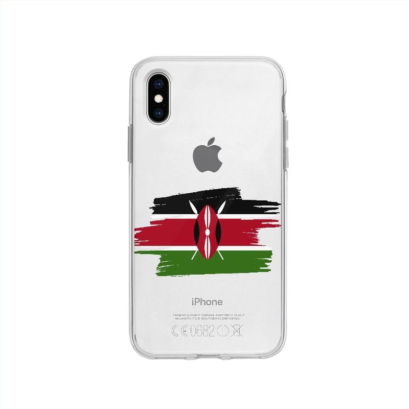 Coque Kenya pour iPhone XS - Coque Wiqeo 10€-15€, Drapeau, iPhone XS, Kenya, Pays, Rachel B Wiqeo, Déstockeur de Coques Pour iPhone